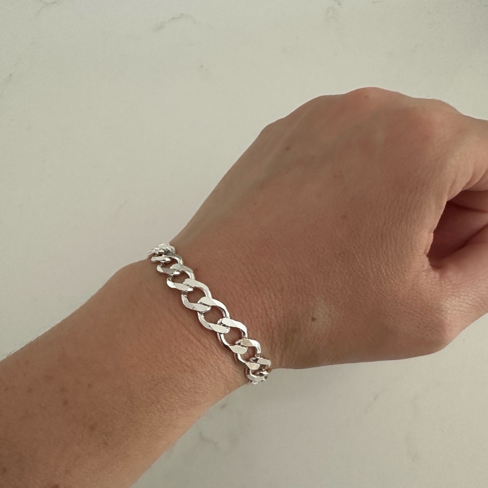 8” Silver Chain Bracelet